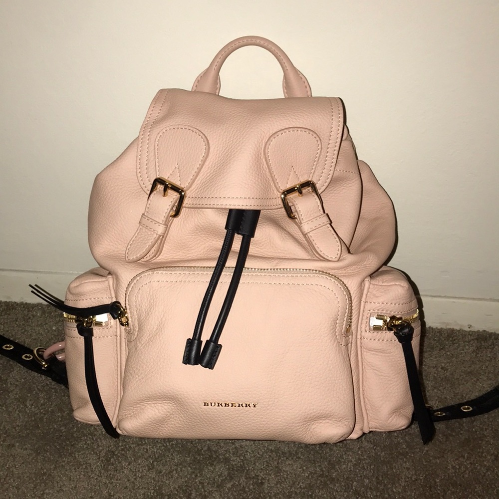 Light Pink Burberry Backpack